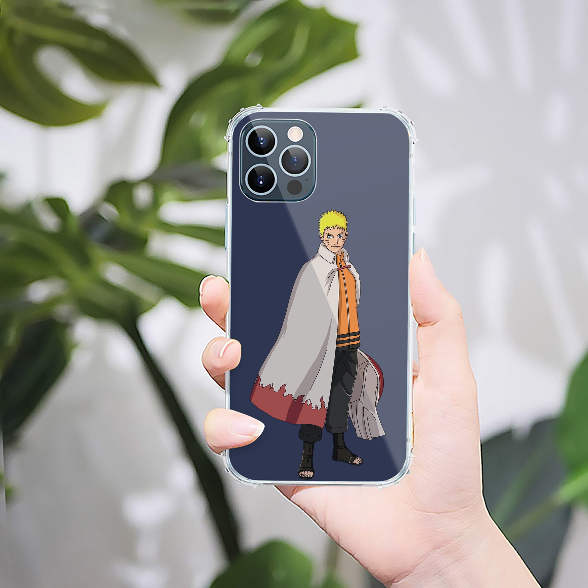 （画像用） NARUTO -ナルト- うずまき ナルト Uzumaki Naruto 【iPhone 12シリーズ対応】透明スマホケース（クリアソフトケース）